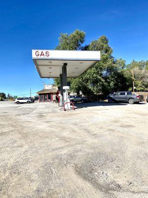 Gravel Gas Station lot