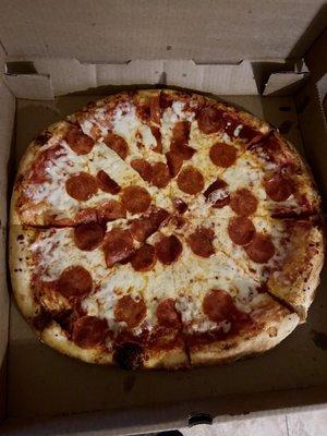 Pepperoni pizza