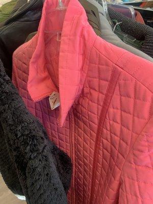 My new bargain hot pink jacket