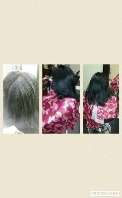 Relaxer color and Cut