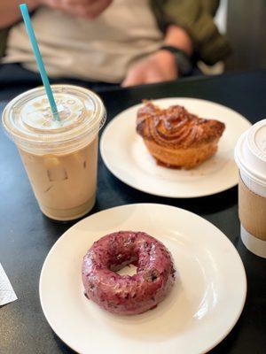 Blueberry donut from Dough