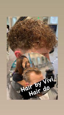 Mens perm by Vivian