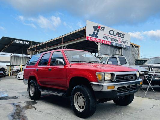 1st Class Auto Body & Paint, 1991 Toyota 4 Runner