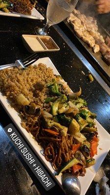 Hibachi Vegetable Dinner