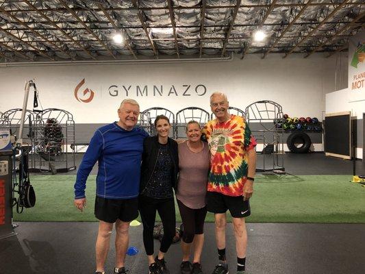 Workout buddies and friends makes a Gymnazo family!