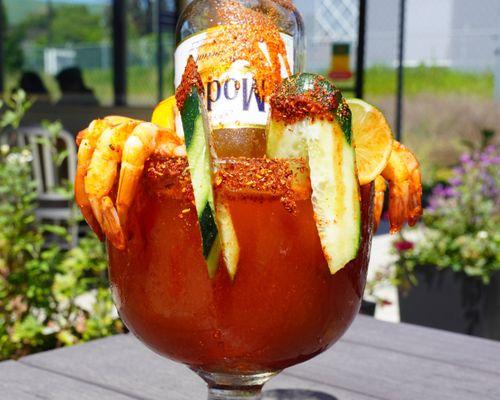 Micheladas at La Chingada Taqueria