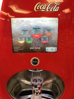 The greatest soda machine everrrrrrr. I want one at home.