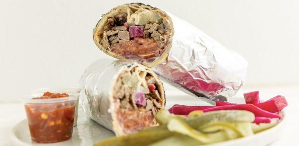 Lamb shawarma