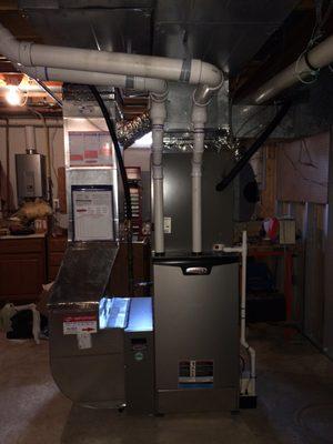 Hackett Installation Gas Furnace & Coil - Lennox SLP98UH110XV60C, CX34-50/60C