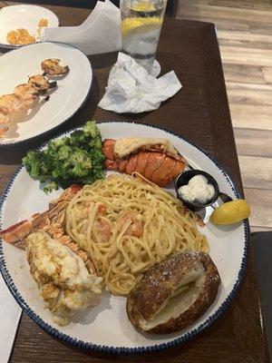 Seafood and pasta