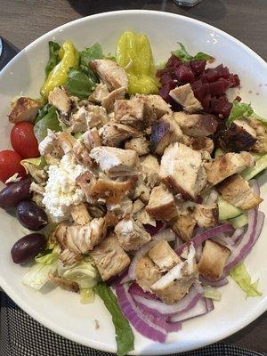 Our Famous Greek Salad with Chicken