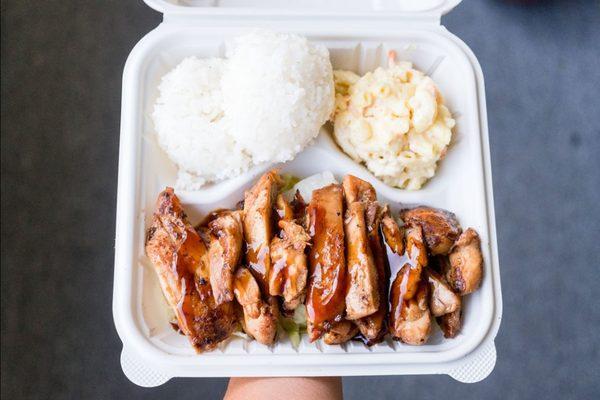 teriyaki chicken plate