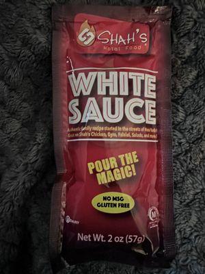 Magical White Sauce -- love that it's in packets!