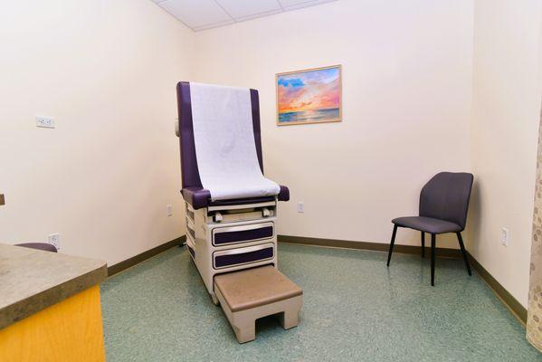 Comfortable and Bright Examination Rooms