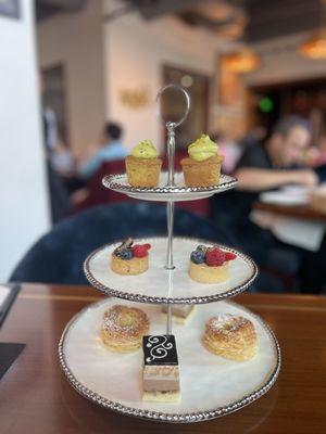 Petit fours from afternoon tea