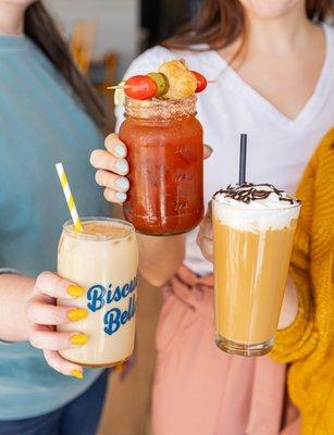 Iced Latte, Bloody Mary, Kentucky Coffee