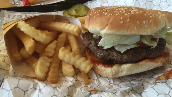 1/3 lb Burger and fries