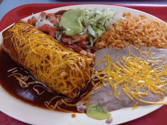 Wet Burrito plate