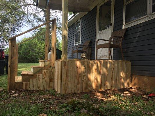 New deck we built