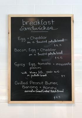 Breakfast Sandwiches! With gluten-free options available!