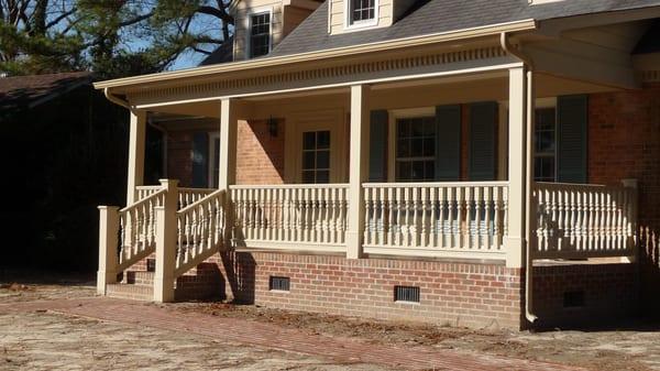 Beautiful Cover Porch