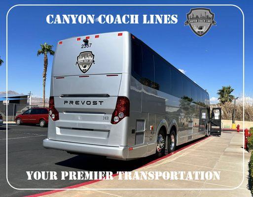 Our Brand New PREVOST BUS.