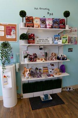 We offer top of the line treats and products for your pup