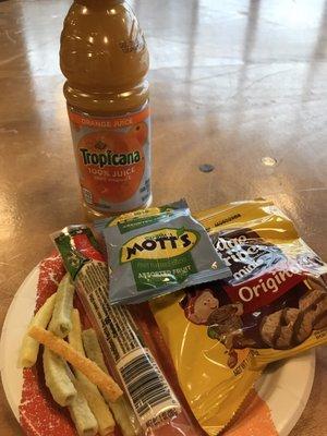 Very nice snacks that were provided.