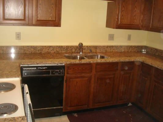 Kitchen Cabinets and Granite Countertop