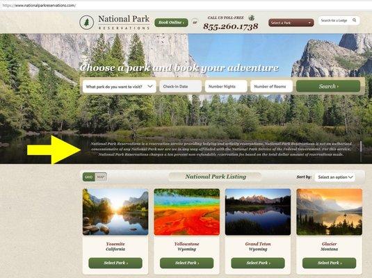 National Parks Reservations