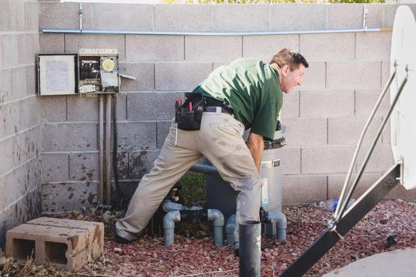 These guys certainly are not afraid to get a little wet in order to do a full inspection.