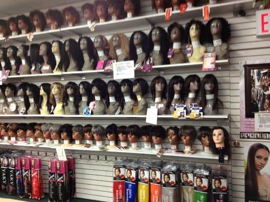 Wigs and hair