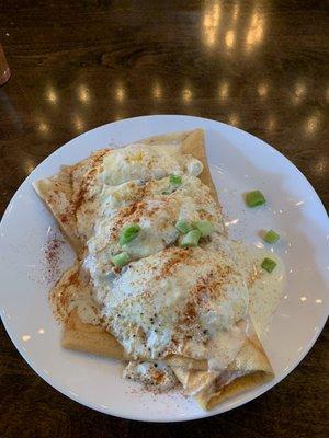 Salmon Benedict Crepe