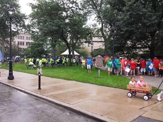 Today on Labor Day, the park is filled with good Americans.