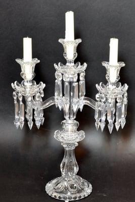 Baccarat Crystal Candelabra