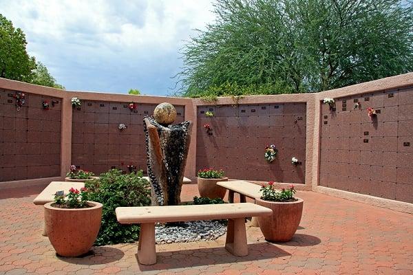 "Garden of Memories" Niche and Scattering Garden for permanent memorization of Cremated Remains