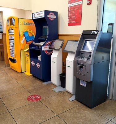 Lotto, Transflo, and ATM