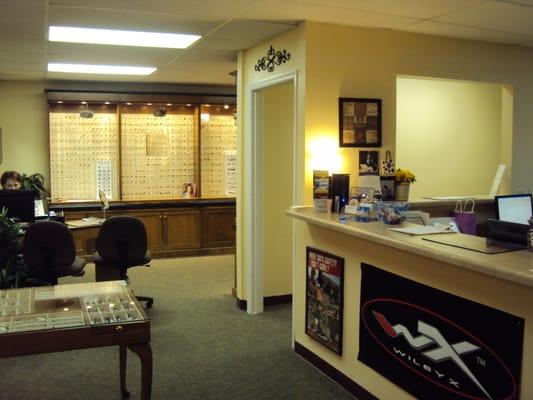 We now carry the following eyewear lines: BeBe, Nine West, Calvin Klein, Cazal Eyewear, Gucci and Vera Bradley!