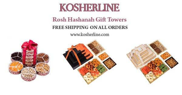 Rosh Hashanah Gift Towers for the Jewish New Year - Free Shipping on All Items.