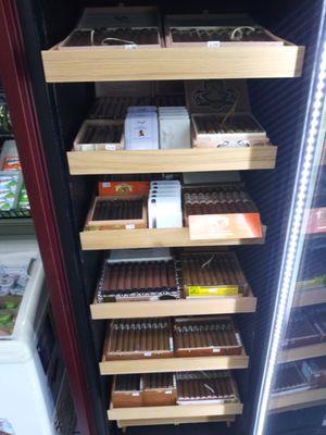 Great selection and quality Cigars.