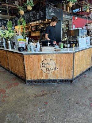 Interior Signage - But Head to the Left End of the Counter to Order