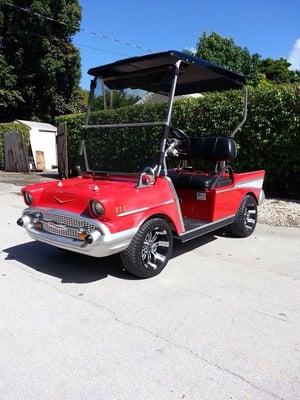 My kind of golf cart! You want Custom? They got it!