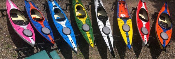 We carry recreational, fishing, and touring kayaks.