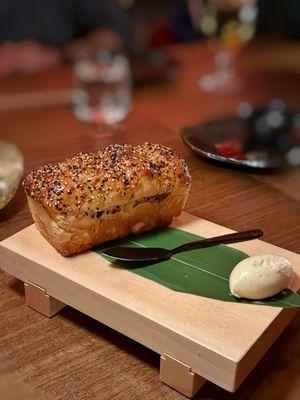 JAPANESE MILK BREAD  nori, miso butter - crack!