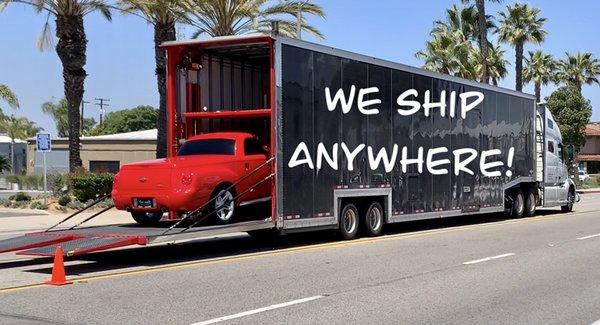 We Ship Anywhere in the World..!