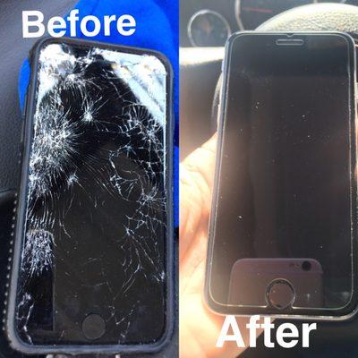 Phone screen was fixed within 15 minuets. Thank you!