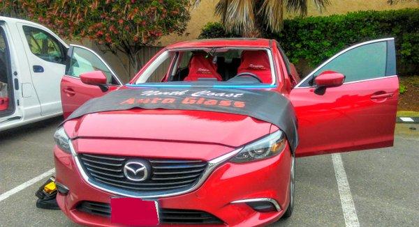 2016 Mazda 6 Windshield replaced by North Coast Auto Glass.