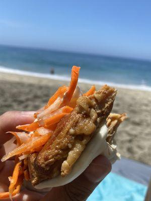 Pork belly steamed bun