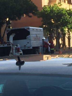 On g street in Downtown, these pigs are commenting obscenities to women, smoking all around the entrance to my apartment building.