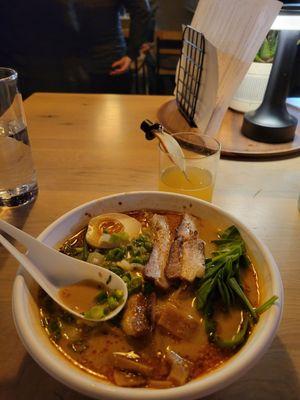 Tan Tan Ramen with pork belly